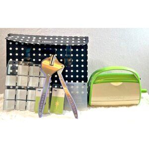 Cuttlebug Embossing Machine Bundle w/ QuickKutz Dies Tool Storage Case Craft Lot